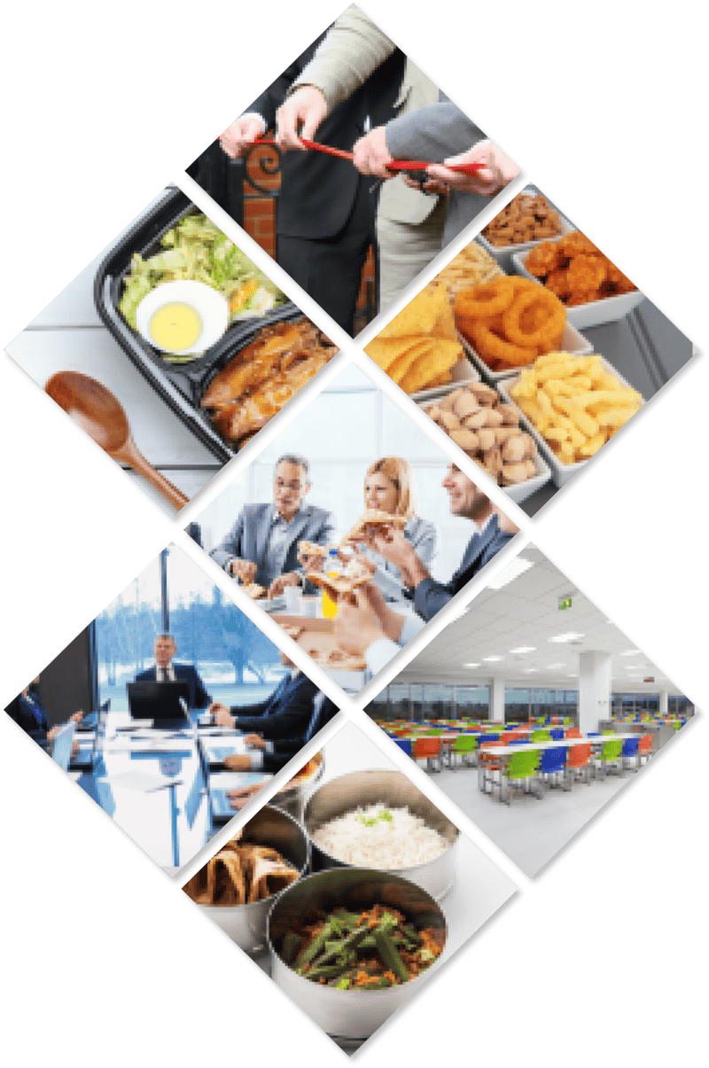 Corporate catering illustration